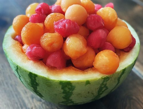 MELON BALL ICE CUBES