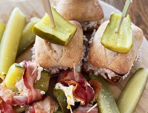 DILL PICKLE BACON ROLL UPS