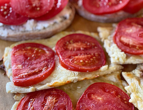 HEIRLOOM TOMATO TARTS WITH PUFF PASTRY