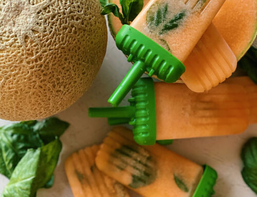 CANTALOUPE & BASIL ICE POPS