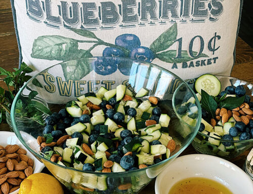 CUCUMBER BLUEBERRY SALAD